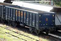 81 70 5500 466-4 GBRf Bogie box open [Built Astra Rail Romania 2017] @ York avoiding line 2018-09-23 © Paul Bartlett [1w]