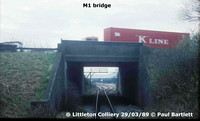 M1 bridge Littleton Coll. 89-03-29 P Bartlett [1W]