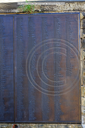 North Eastern Railway War memorial York 2018-10-18 © Paul Bartlett [16w]