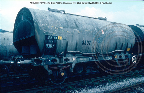 APCM8307 PCV Cemflo [Diag PC001A Gloucester 1961-2] @ Earles Sdgs 83-04-30 © Paul Bartlett w
