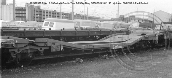 RLS92328 PKA Cartrain Comtic Diag PC002C SNAV 1981 @ Luton 82-02-06 � Paul Bartlett w