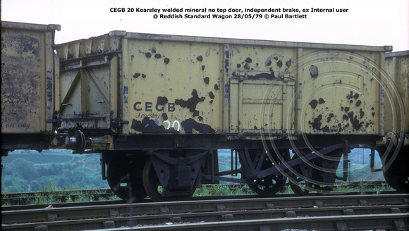 CEGB 20 Kearsley @ Reddish Standard Wagon 79-05-28 © Paul Bartlett w
