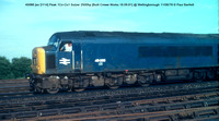 45066 [ex D114] Peak 1Co-Co1 Sulzer 2500hp [Built Crewe Works 19.09.61] @ Wellingborough 78-06-11 © Paul Bartlett w