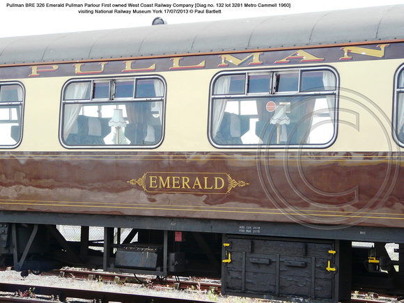 BRE 326 Pullman  Emerald Parlour 1st WCRC @ National Railway Museum York 2013-07-17 � Paul Bartlett [2w]