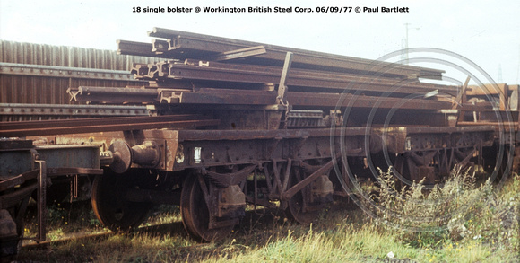 18 single bolster @ Workington BSC 77-09-06 © Paul Bartlett w