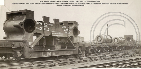 5100 BTY MR Diag 693  LMS diag 135  October 1931 � Paul Bartlett Collection [2w]