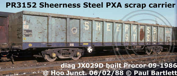 PR3152 Sheerness PXA