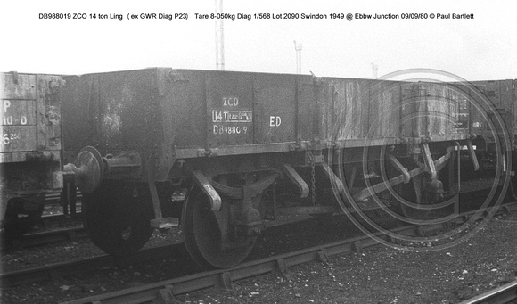 DB988019 ZCO Ling @ Ebbw Junction 80-09-09 � Paul Bartlett w