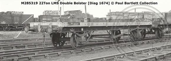 M285319 22T LMS Double bolster Diag 1674 � Paul Bartlett Collection w