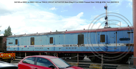 042188 ex 93831 GUV as TRACK CIRCUIT ACTUATOR Store @ NRM, York 2013-07-28 [1w]