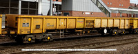 NLU29113 JNA 64.0t Network Rail Bogie Ballast Wagon Tare 26.000kg [design code JNO60 Astro Vagone 2003-4] @ Doncaster Station 2019-06-01 © Paul Bartlett [2w]
