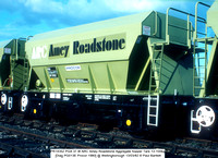 PR14352 PGA 37.9t ARC Amey Roadstone Aggregate hopper Tare 13-100kg [Diag PG013E Procor 1980] @ Wellingborough 82-03-13 © Paul Bartlett w