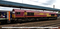 66093 EWS DB [classification JT42CWR GM EMD Delivered 14-04-1999 Works no. 968702-93 @ Doncaster Station 2019-06-01 © Paul Bartlett w