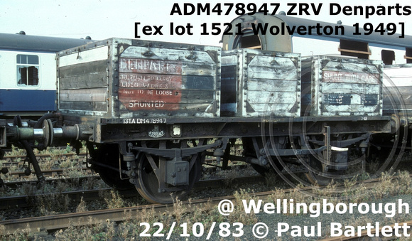ADM478947 ZRV Denparts at Wellingborough 83-10-22
