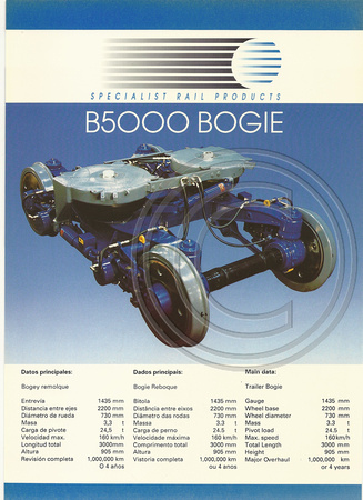B5000 Trailer Bogie for BR RFS industries flyer 1 © Paul Bartlett Collection