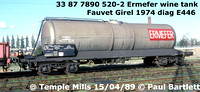 Ferry Chemical & Food tank wagons