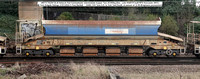 380113 HQAH 64.4t Network Rail Autoballaster intermediate hopper Tare 25-600kg [Des. code HQ001H built RFS Doncaster 2001] @ York Holgate Junction 2024-01-21 © Paul Bartlett w