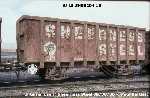 iU 15 SHS5204 15 Sheerness Steel 86-08-09 © Paul Bartlett [w]
