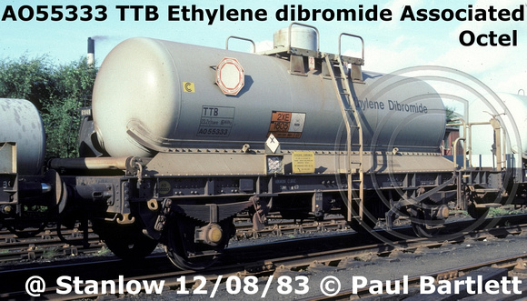 AO55333 TTB Ethylene dibromide @ Stanlow 83-08-12