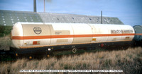 EURL78608 TCA  53.3t ICI Anhydrous ammonia tare 33-diag TC007A Fauvet Girel 1972 @ Immingham 86-11-02  © Paul Bartlett w