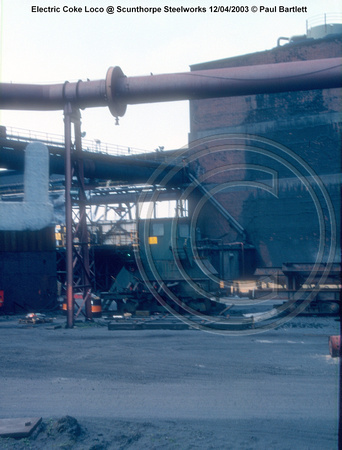 Electric Coke Loco @ Scunthorpe Steelworks 2003-04-12 © Paul Bartlett w