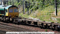 640129 FEAB Freightliner Bogie Twin Container Flat Wagon [Des code FE004A Greenbrier c2003] @ York Holgate Sidings 2025-05-06 © Paul Bartlett w