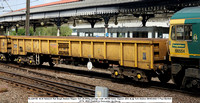 NLU29150  64.0t Network Rail Bogie Ballast Wagon Tare 26.000kg [design code JNO60 Astro Vagone 2003-4] @ York Station 2022-05-08 © Paul Bartlett [2w]