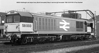 58003 Railfreight red stripe @ Doncaster TMD 83-07-02 © Paul Bartlett w