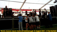 Peterborough 25-08-01 Sound check