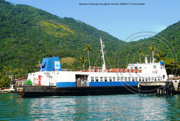 Brizamar Passenger ferry @ Ilha Grande 19-06-2011 � Paul Bartlett [1w]
