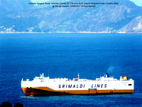 Grande Spagna Road Vehicles Carrier 37,726 tons Built Uljanik Shipyard Pula, Croatia 2002 @ Rio de Janeiro 12-06-2011 � Paul Bartlett [2w]