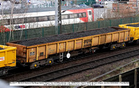 NLU29111 JNA 64.0t Network Rail Bogie Ballast Wagon Tare 26.000kg [design code JNO60 Astro Vagone 2003] ] @ York Holgate Junction2024-03-02 © Paul Bartlett w