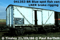 BR fish vans including blue spot and Express Parcels NRV RBV