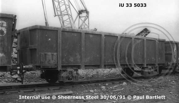 iU 33 5033 Sheerness Steel 91-06-30 © Paul Bartlett [2w]
