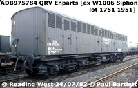 ADB975784 QRV Enparts at Reading West 82-07-24