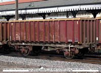 391695 MEA 31.4t Box Mineral wagon EWS Paint [ex 360547] tare 14-600kg [Des. Code ME003B convert Wabtec Doncaster 2004] @ York Station 2024-03-22 © Paul Bartlett w