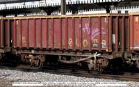 391674 MEA 31.4t Box Mineral wagon EWS Paint [ex 361637] tare 14-600kg [Des. Code ME003B convert Wabtec Doncaster 2004] @ York Station 2024-03-22 © Paul Bartlett w