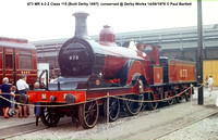 673 MR 4-2-2 Class 115 [Built Derby 1897]  conserved @ Derby Works 76-08-14 © Paul Bartlett w