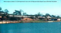 50032 Courageous (exD432) Co Co  [built English Electric Vulcan works 12.07.68] passes Sutton Bingham reservoir 84-01-29 © Paul Bartlett [2w]