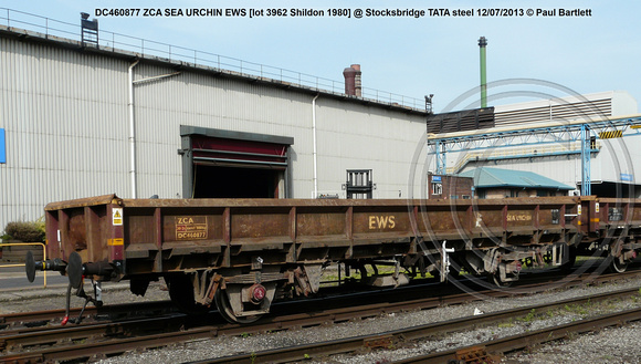 DC460877 ZCA SEA URCHIN EWS [lot 3962 Shildon 1980] @ Stocksbridge TATA steel 2013-07-12 © Paul Bartlett [2w]
