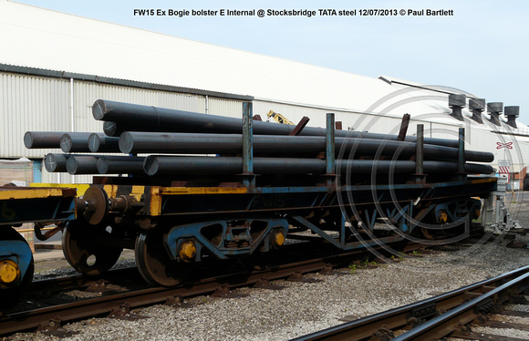FW15 Ex Bogie bolster E Internal @ Stocksbridge TATA steel 2013-07-12 © Paul Bartlett [3w]