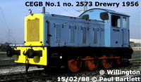 0-6-0 Drewery shunters at Willington Power station