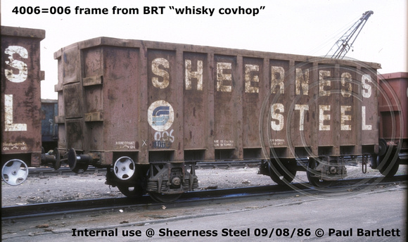 4006=006 Sheerness Steel 86-08-09 © Paul Bartlett [w]