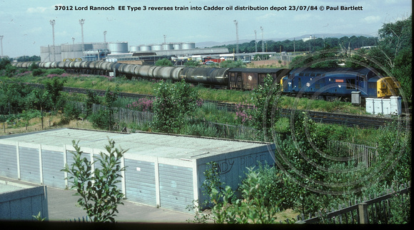 37012 Lord Rannoch EE Type 3  @ Cadder oil distribution depot 84-07-23 © Paul Bartlett [1w]