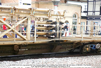 NLU93603 45.5t ZJA Long-welded Rail Train Clamping Wagon Tare 32-660kg Diag ZJ002A 2002-5 @ York Station 2024-08-07 © Paul Bartlett [5w]