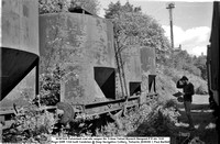 NCB7624 Pulverised coal silo wagon P E etc. 9.63 Regd GWR 1324 built Cambrian @ Deep Navigation Colliery, Treharris 85-05-28 © Paul Bartlett  [02w]