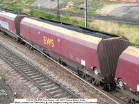 310142 HTA EWS Coal hopper with NACO Swing Motion bogie [Built Lot 6009 York Thrall 2001] @ York Freight avoiding line 2013-09-09 © Paul Bartlett [1w]