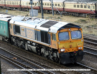 66730 Whitemoor GBRf [JT42CWR-T1  GM -EMD works no. 20068902-003 02.2008 @ York Holgate Sidings 2021-12-15 © Paul Bartlett [1w]
