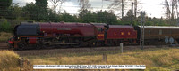 6233 Duchess of Sutherland LMS 4-6-2 destreamlined [Built Crewe 18.07.1938] conserved @ York Holgate Sidings 2021-12-15 © Paul Bartlett [9w]