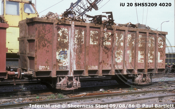 iU 20 SHS5209 4020 Sheerness Steel 86-08-09 © Paul Bartlett [w]